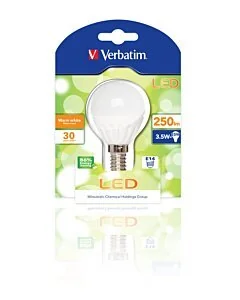 Lâmpada LED Verbatim Mini Globo E14 3,5W (25W)