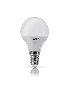 Lâmpada LED ASLO E14 Gota - Branco Quente - 5W - 400lm