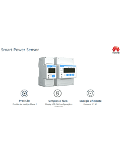 Sensor de potência inteligente DDSU666‑H 1‑Ph 100A da Huawei