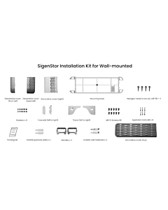 Kit de montagem Sigenstor p/ parede