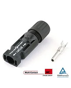 Conector / Ficha Multi-Contact MC4 4-6mm² - Macho