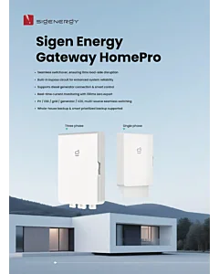 Sigen Energy Gateway HomePro TP