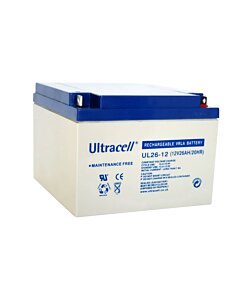 Bateria Chumbo Ultracell 12V 26Ah - UL26-12