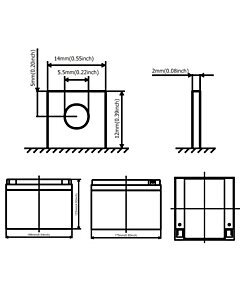 Bateria Chumbo Ultracell 12V 26Ah - UL26-12