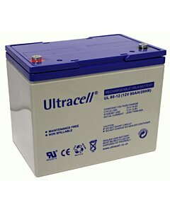 Bateria Chumbo Ultracell 12V 80Ah - UL80-12