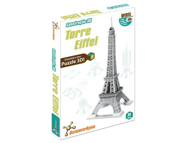 Construção 3D Torre Eiffel