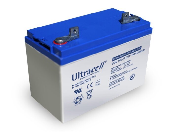 Bateria Chumbo "Deep Cycle" GEL Ultracell 12V 100Ah - UCG100-12