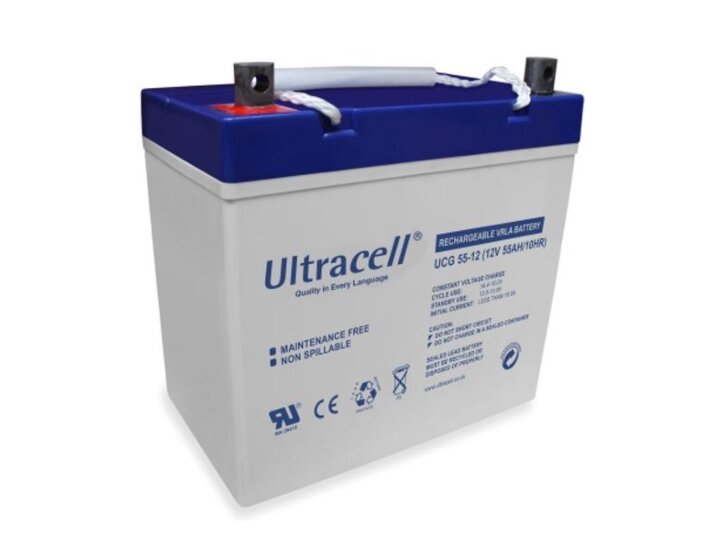 Bateria Chumbo "Deep Cycle" GEL Ultracell 12V 65Ah - UCG65-12