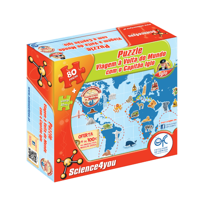 Puzzle Viagem à Volta do Mundo com o Capitão Iglo