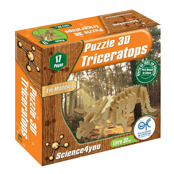 Puzzle 3D Triceratops