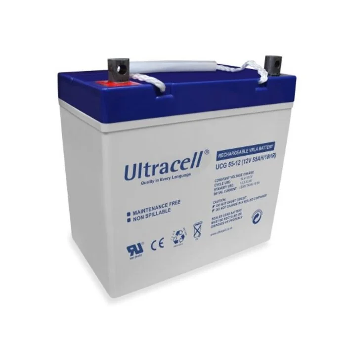 Bateria Chumbo "Deep Cycle" GEL Ultracell 12V 65Ah - UCG65-12