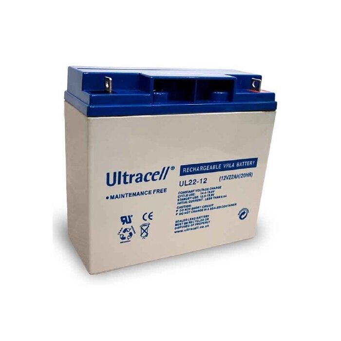 Bateria Chumbo Ultracell 12V 22Ah - UL22-12