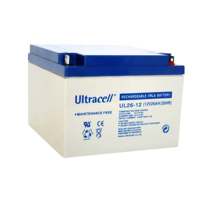 Bateria Chumbo Ultracell 12V 26Ah - UL26-12