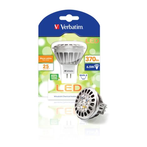 Lâmpada LED Verbatim Foco MR16 GU5.3 6,5W (36W)