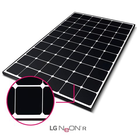  Módulos Fotovoltaicos LG Neon R de 370 Wp - LG370Q1C-V5